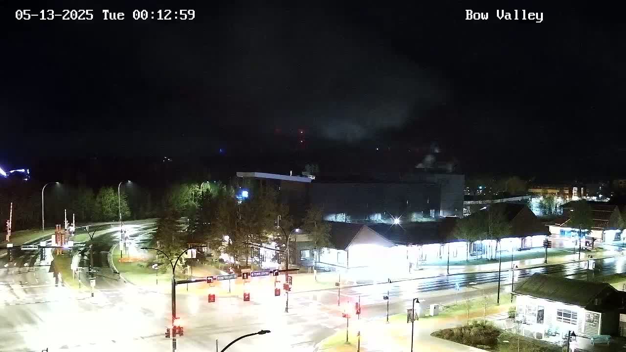 Canmore, Mount Rundle & Bow Valley Junction View Live Cam - Canmore, Alberta's Rockies, Alberta, Canada