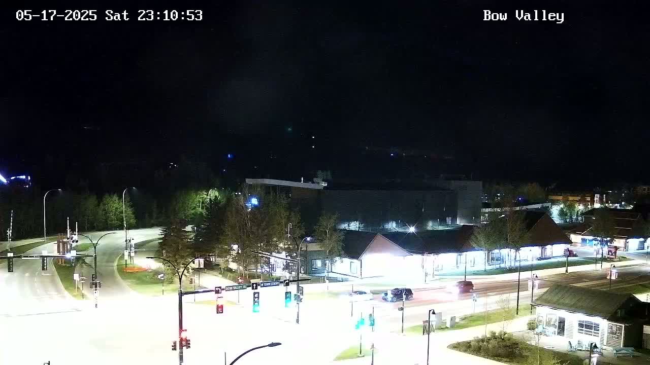 Canmore, Mount Rundle & Bow Valley Junction View Live Cam - Canmore, Alberta's Rockies, Alberta, Canada