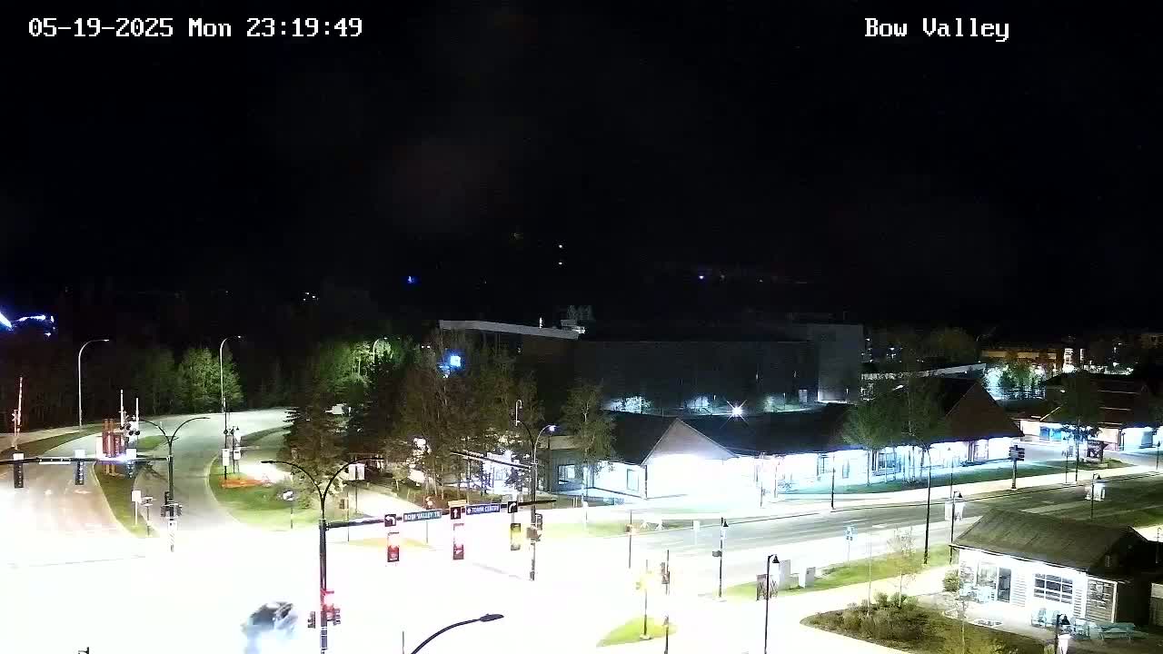 Canmore, Mount Rundle & Bow Valley Junction View Live Cam - Canmore, Alberta's Rockies, Alberta, Canada