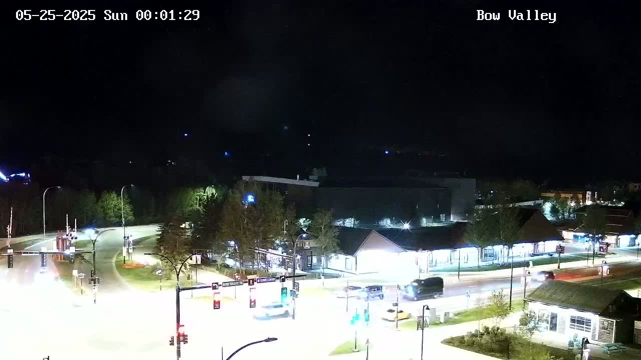 Canmore, Mount Rundle & Bow Valley Junction View Live Cam - Canmore, Alberta's Rockies, Alberta, Canada