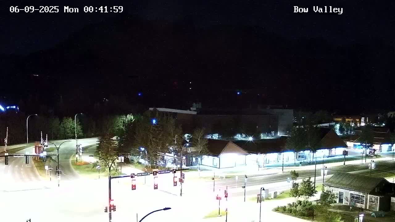 Canmore, Mount Rundle & Bow Valley Junction View Live Cam - Canmore, Alberta's Rockies, Alberta, Canada