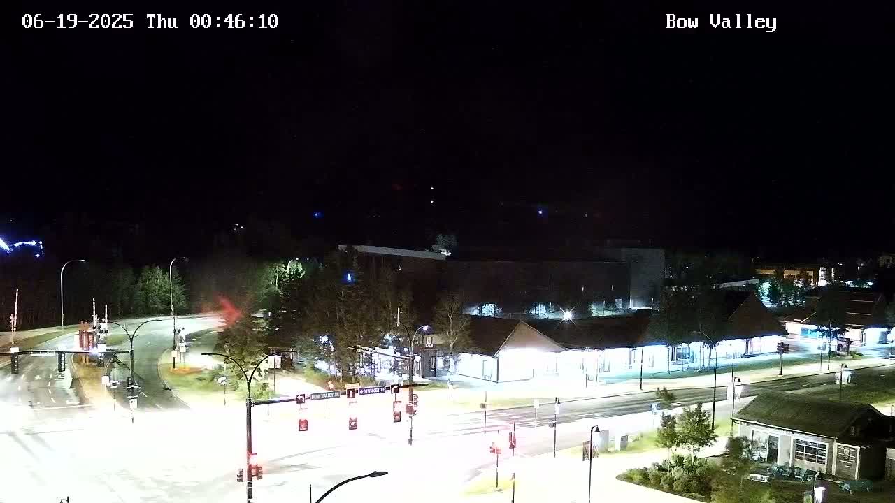 Canmore, Mount Rundle & Bow Valley Junction View Live Cam - Canmore, Alberta's Rockies, Alberta, Canada