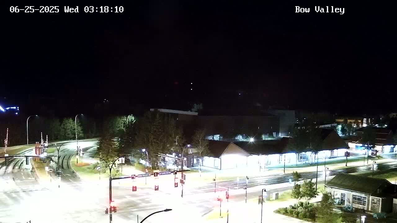 Canmore, Mount Rundle & Bow Valley Junction View Live Cam - Canmore, Alberta's Rockies, Alberta, Canada