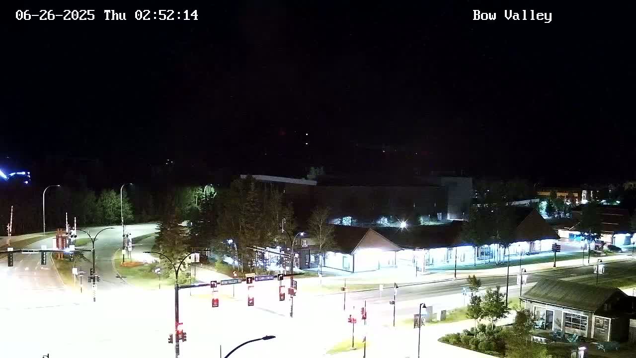 Canmore, Mount Rundle & Bow Valley Junction View Live Cam - Canmore, Alberta's Rockies, Alberta, Canada