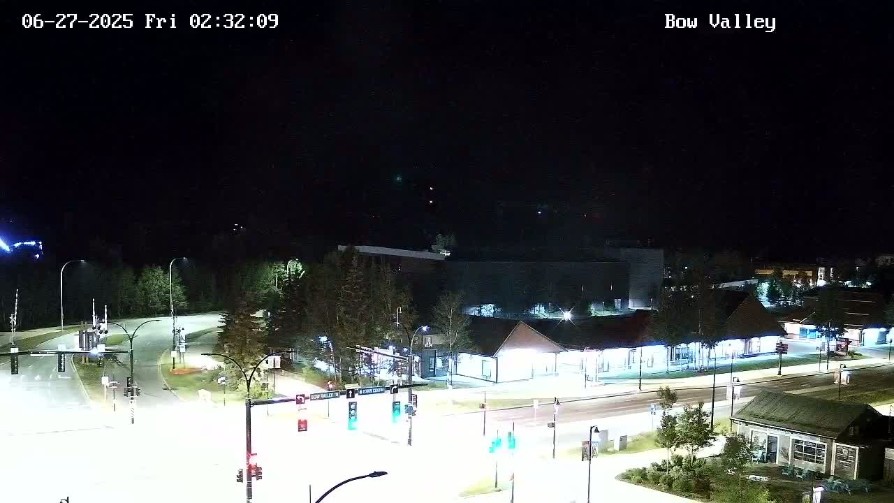 Canmore, Mount Rundle & Bow Valley Junction View Live Cam - Canmore, Alberta's Rockies, Alberta, Canada