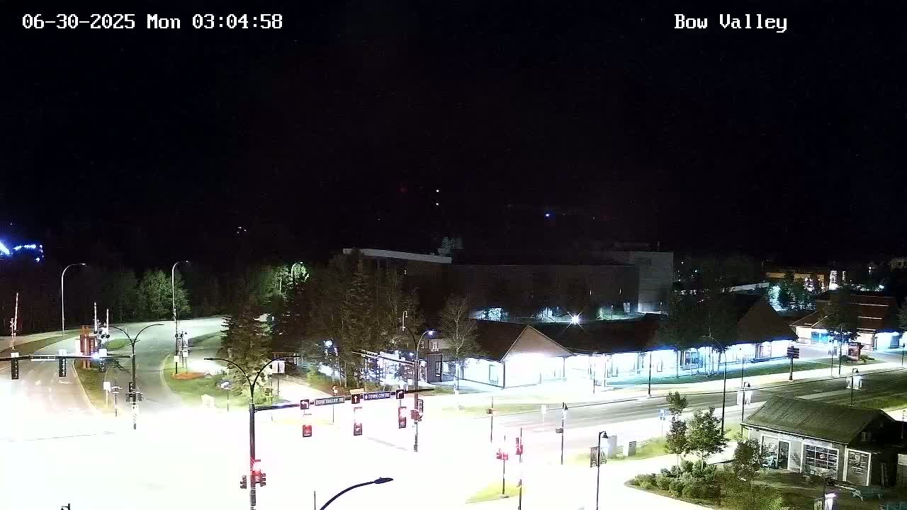 Canmore, Mount Rundle & Bow Valley Junction View Live Cam - Canmore, Alberta's Rockies, Alberta, Canada