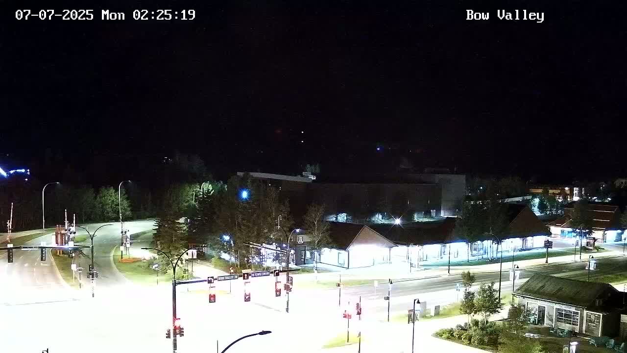 Canmore, Mount Rundle & Bow Valley Junction View Live Cam - Canmore, Alberta's Rockies, Alberta, Canada