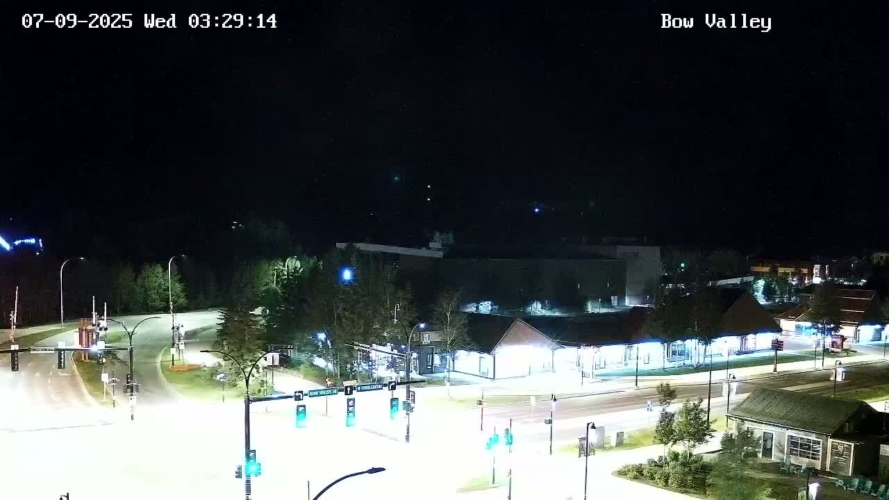 Canmore, Mount Rundle & Bow Valley Junction View Live Cam - Canmore, Alberta's Rockies, Alberta, Canada