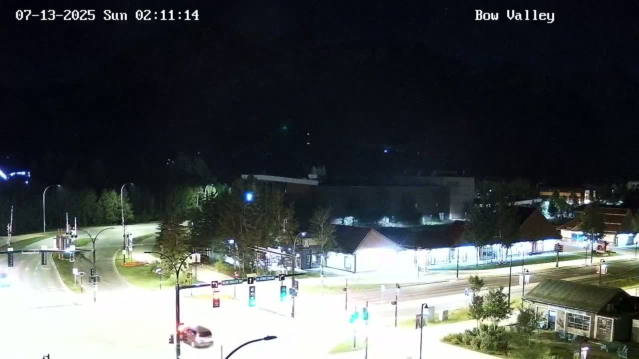 Canmore, Mount Rundle & Bow Valley Junction View Live Cam - Canmore, Alberta's Rockies, Alberta, Canada