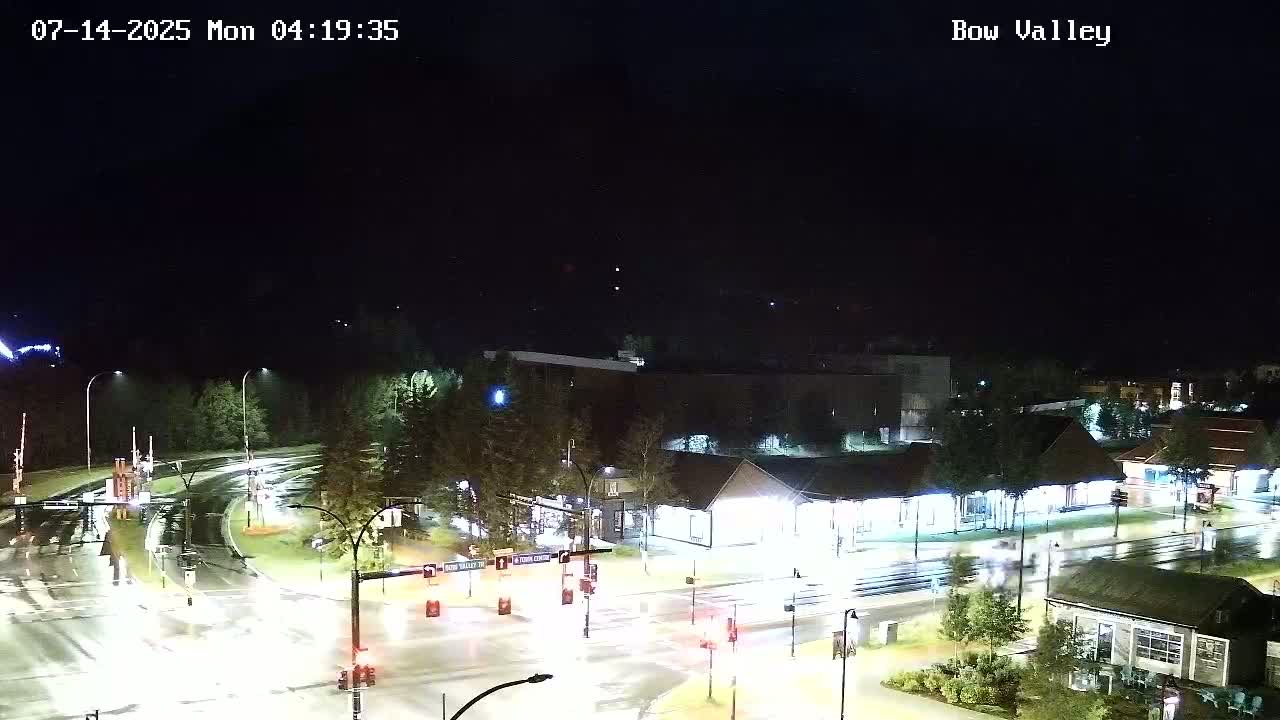Canmore, Mount Rundle & Bow Valley Junction View Live Cam - Canmore, Alberta's Rockies, Alberta, Canada