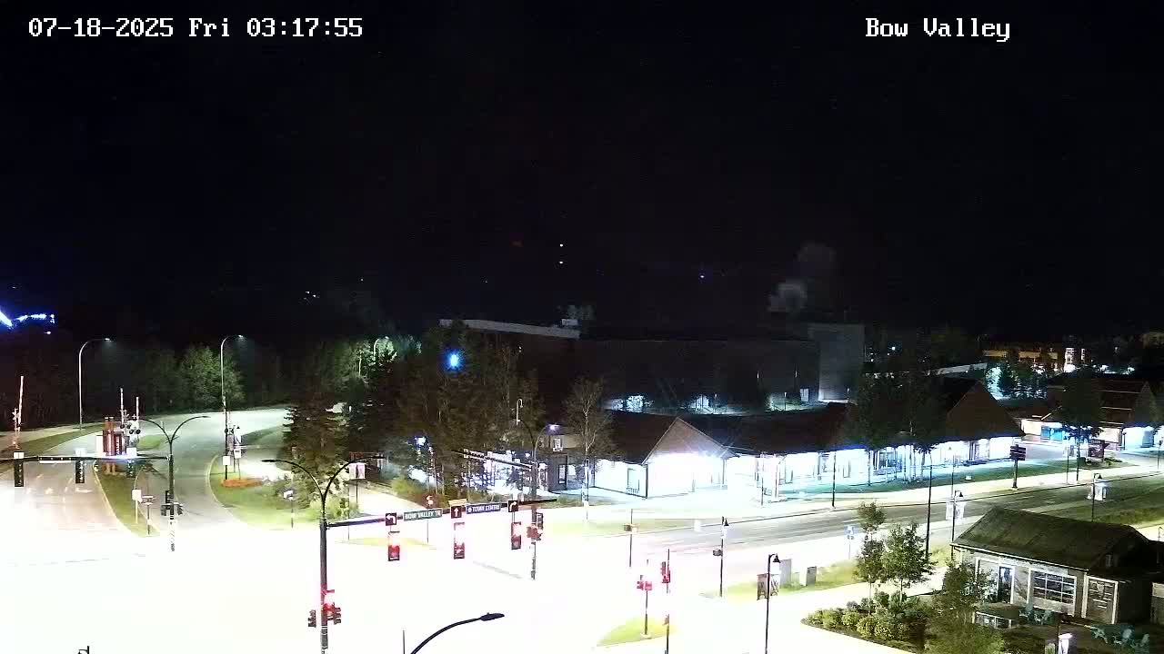 Canmore, Mount Rundle & Bow Valley Junction View Live Cam - Canmore, Alberta's Rockies, Alberta, Canada