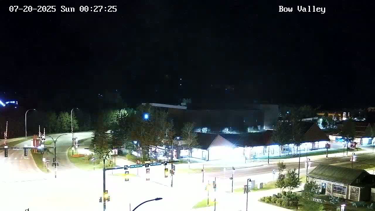 Canmore, Mount Rundle & Bow Valley Junction View Live Cam - Canmore, Alberta's Rockies, Alberta, Canada