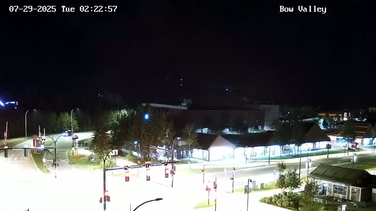 Canmore, Mount Rundle & Bow Valley Junction View Live Cam - Canmore, Alberta's Rockies, Alberta, Canada
