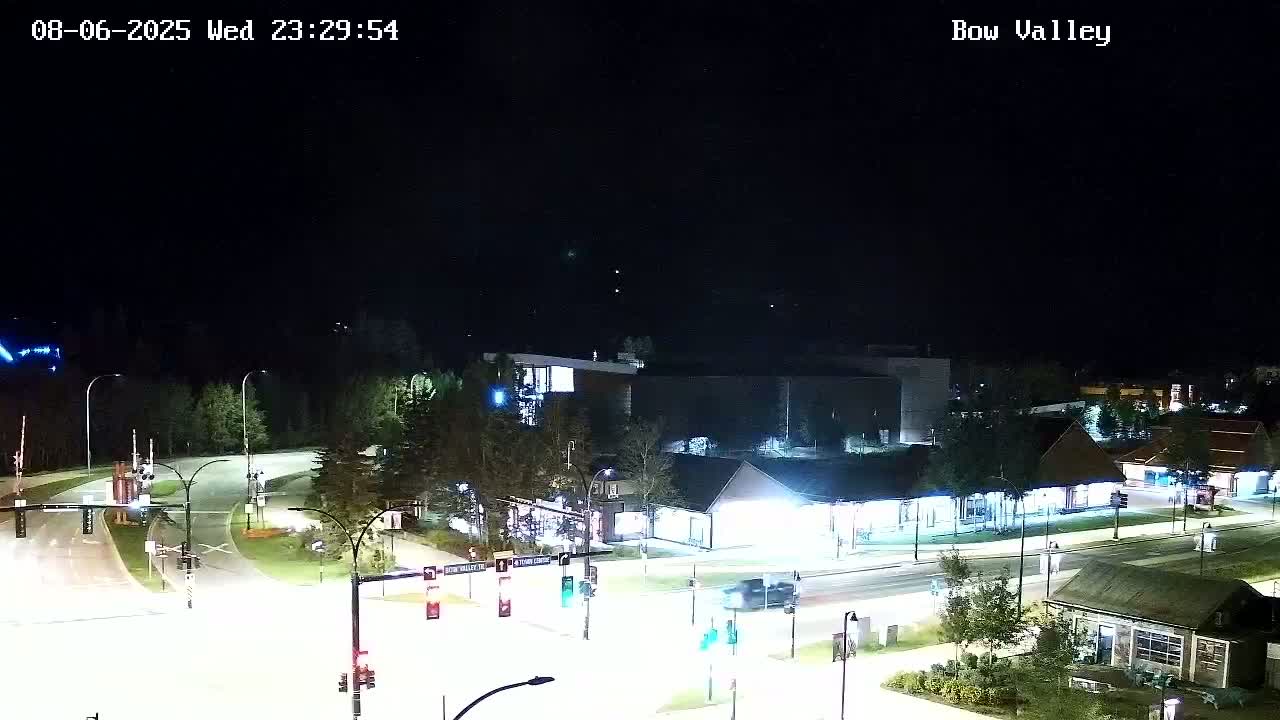 Canmore, Mount Rundle & Bow Valley Junction View Live Cam - Canmore, Alberta's Rockies, Alberta, Canada