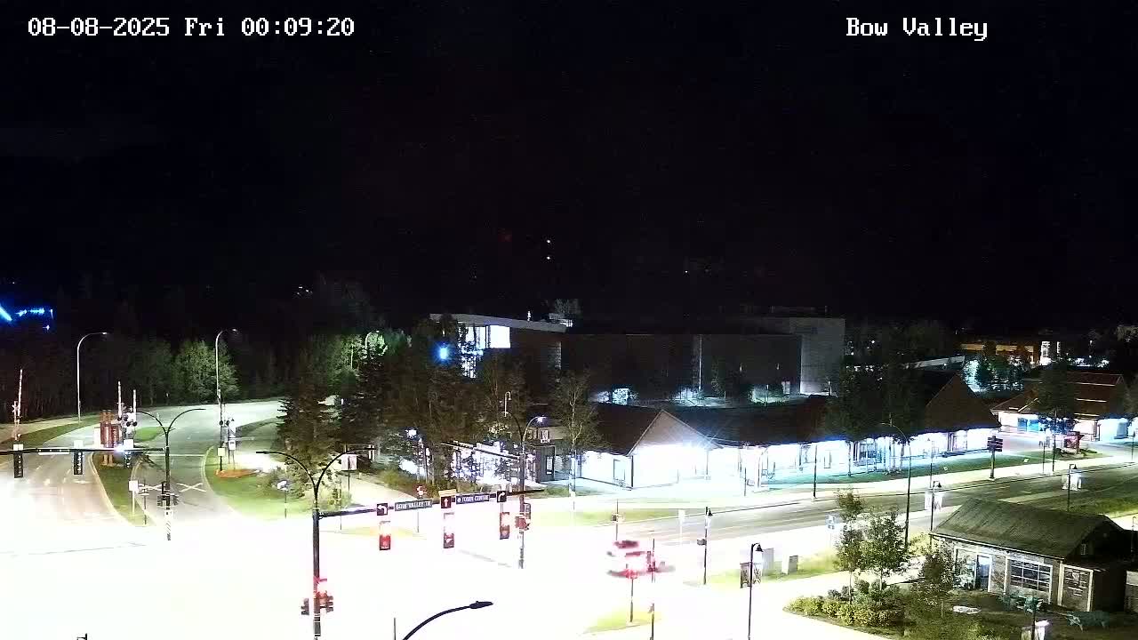 Canmore, Mount Rundle & Bow Valley Junction View Live Cam - Canmore, Alberta's Rockies, Alberta, Canada