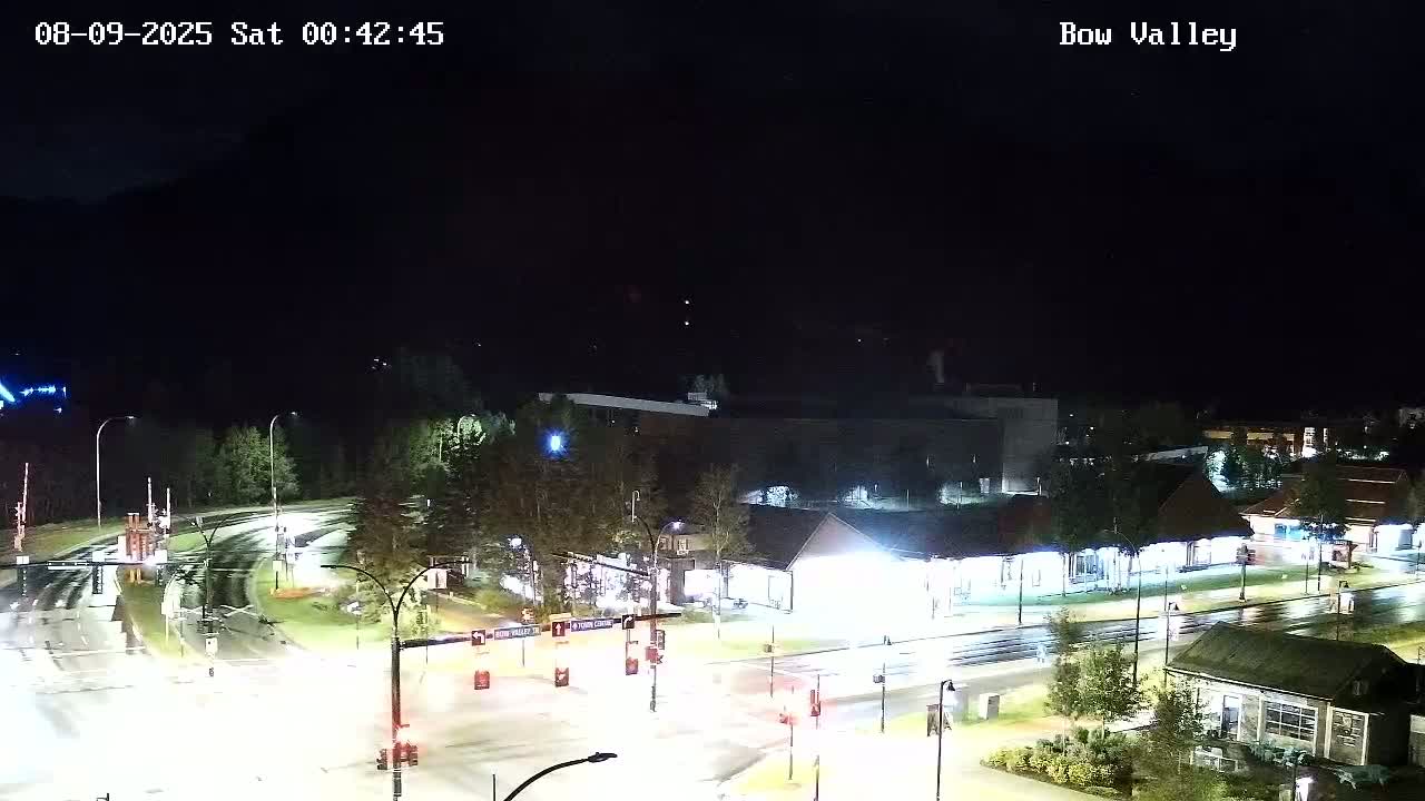 Canmore, Mount Rundle & Bow Valley Junction View Live Cam - Canmore, Alberta's Rockies, Alberta, Canada