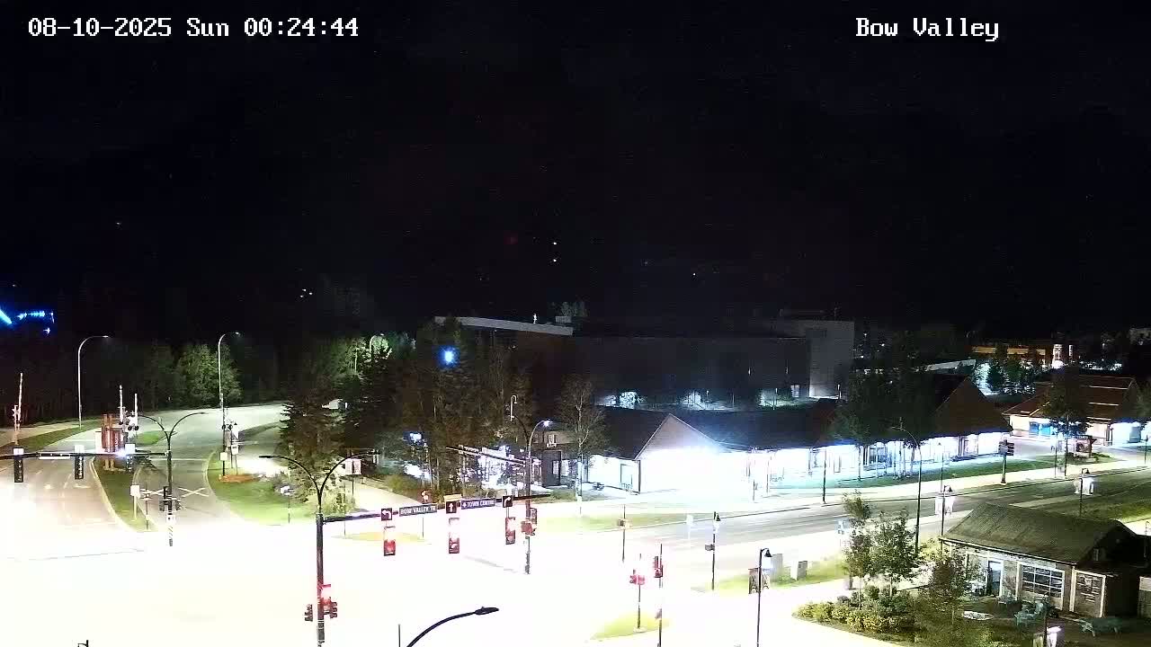 Canmore, Mount Rundle & Bow Valley Junction View Live Cam - Canmore, Alberta's Rockies, Alberta, Canada