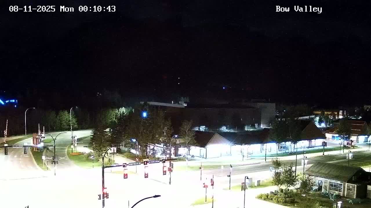 Canmore, Mount Rundle & Bow Valley Junction View Live Cam - Canmore, Alberta's Rockies, Alberta, Canada
