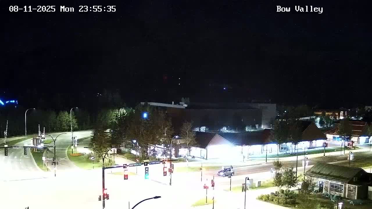Canmore, Mount Rundle & Bow Valley Junction View Live Cam - Canmore, Alberta's Rockies, Alberta, Canada