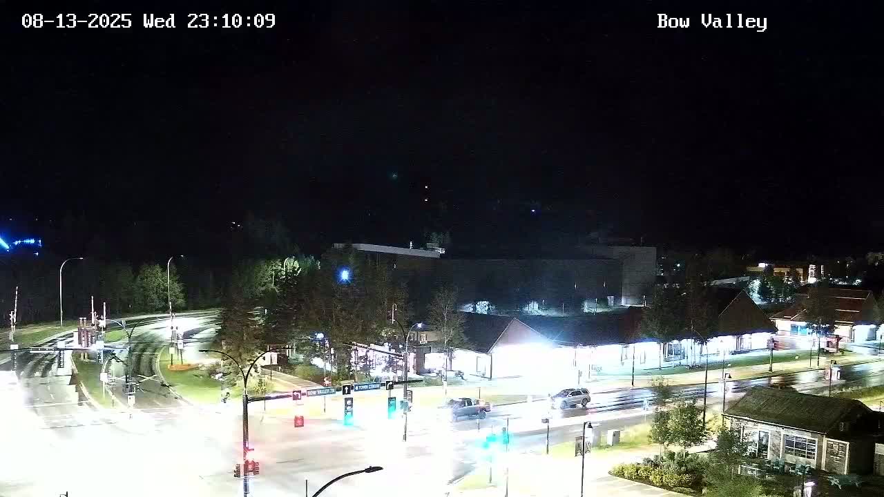 Canmore, Mount Rundle & Bow Valley Junction View Live Cam - Canmore, Alberta's Rockies, Alberta, Canada