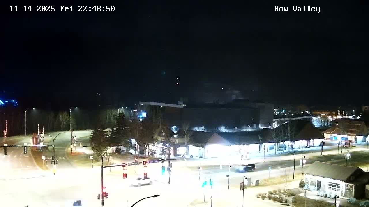 Canmore, Mount Rundle & Bow Valley Junction View Live Cam - Canmore, Alberta's Rockies, Alberta, Canada
