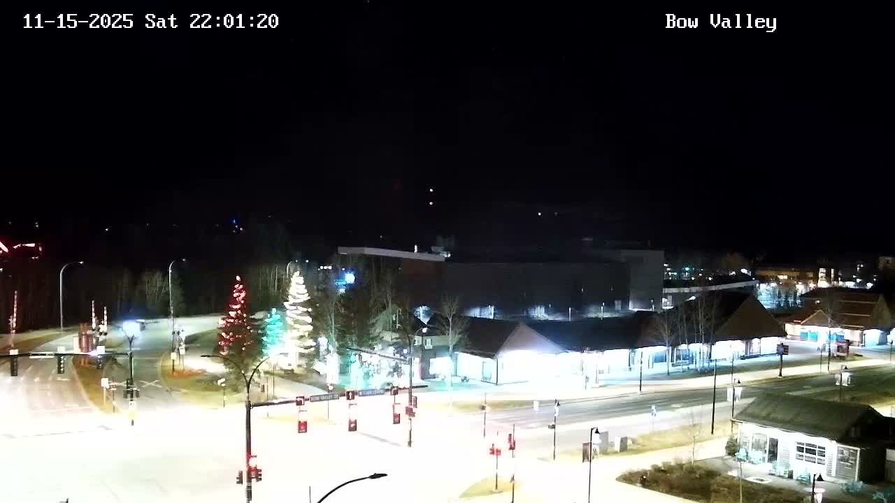 Canmore, Mount Rundle & Bow Valley Junction View Live Cam - Canmore, Alberta's Rockies, Alberta, Canada