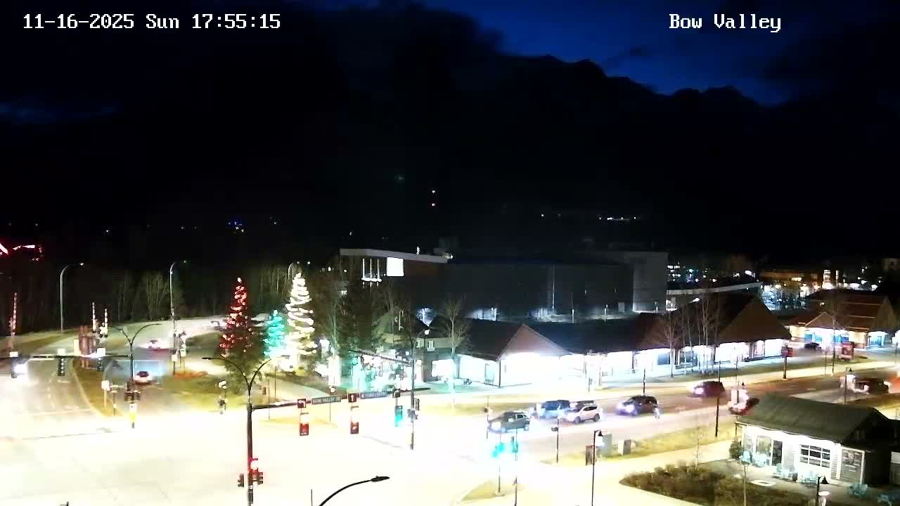 Canmore, Mount Rundle & Bow Valley Junction View Live Cam - Canmore, Alberta's Rockies, Alberta, Canada