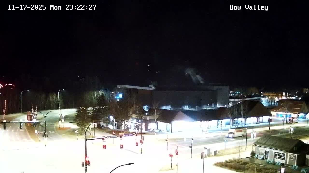 Canmore, Mount Rundle & Bow Valley Junction View Live Cam - Canmore, Alberta's Rockies, Alberta, Canada