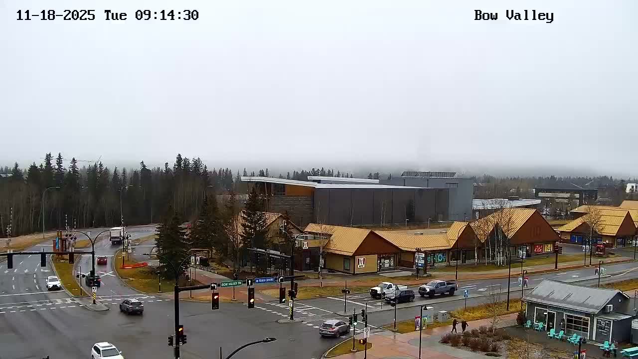 Canmore, Mount Rundle & Bow Valley Junction View Live Cam - Canmore, Alberta's Rockies, Alberta, Canada