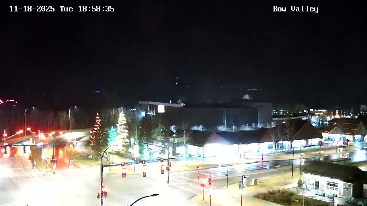 Canmore, Mount Rundle & Bow Valley Junction View Live Cam - Canmore, Alberta's Rockies, Alberta, Canada
