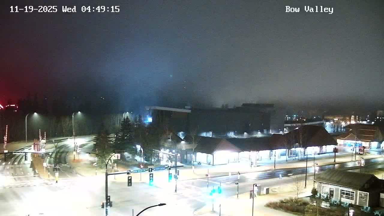 Canmore, Mount Rundle & Bow Valley Junction View Live Cam - Canmore, Alberta's Rockies, Alberta, Canada