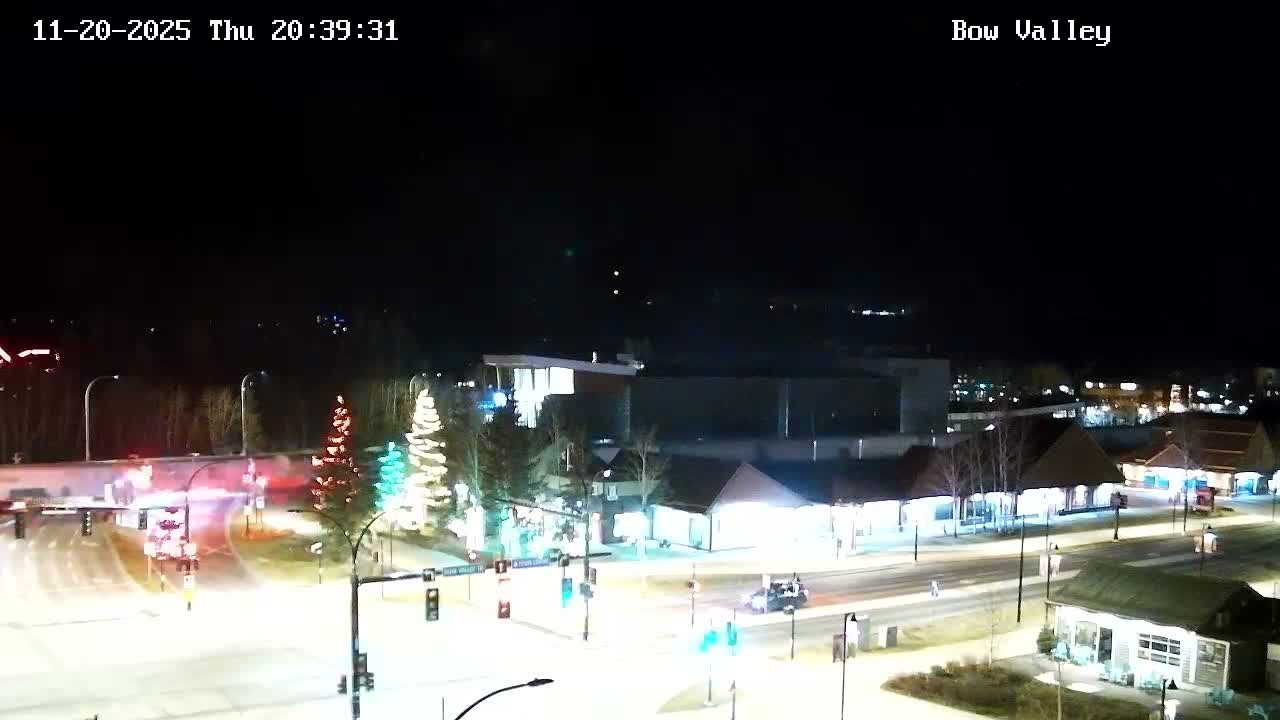 Canmore, Mount Rundle & Bow Valley Junction View Live Cam - Canmore, Alberta's Rockies, Alberta, Canada