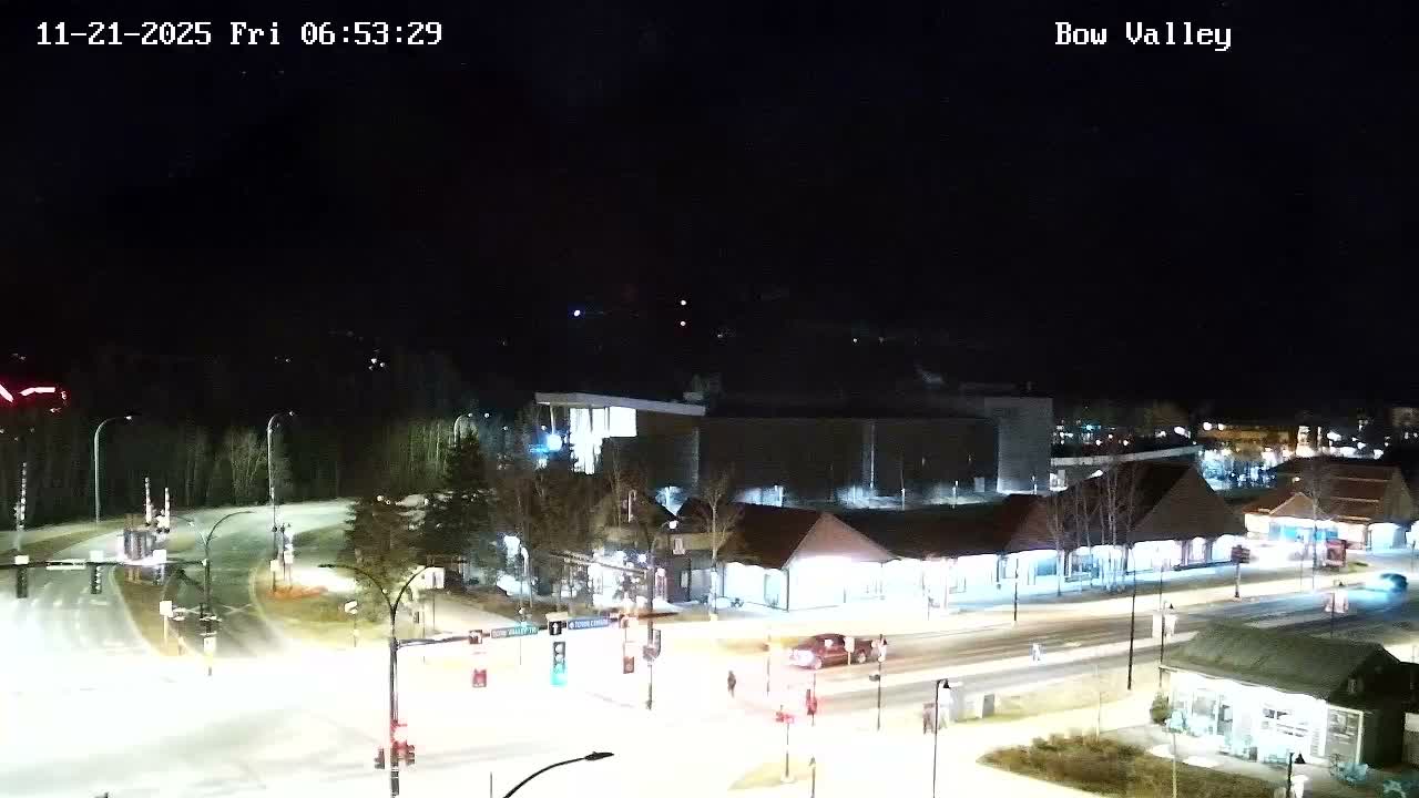 Canmore, Mount Rundle & Bow Valley Junction View Live Cam - Canmore, Alberta's Rockies, Alberta, Canada