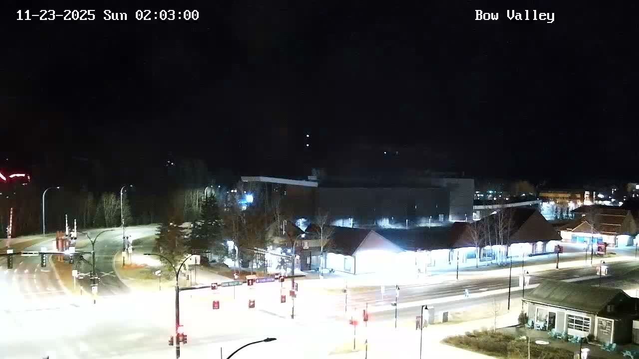 Canmore, Mount Rundle & Bow Valley Junction View Live Cam - Canmore, Alberta's Rockies, Alberta, Canada