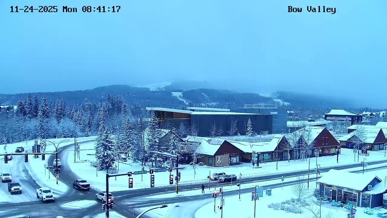 Canmore, Mount Rundle & Bow Valley Junction View Live Cam - Canmore, Alberta's Rockies, Alberta, Canada