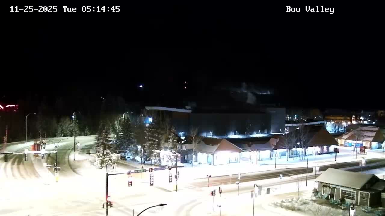 Canmore, Mount Rundle & Bow Valley Junction View Live Cam - Canmore, Alberta's Rockies, Alberta, Canada
