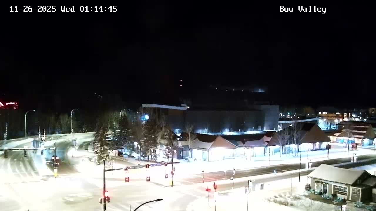 Canmore, Mount Rundle & Bow Valley Junction View Live Cam - Canmore, Alberta's Rockies, Alberta, Canada