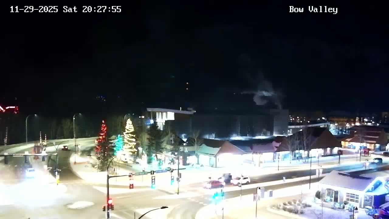 Canmore, Mount Rundle & Bow Valley Junction View Live Cam - Canmore, Alberta's Rockies, Alberta, Canada