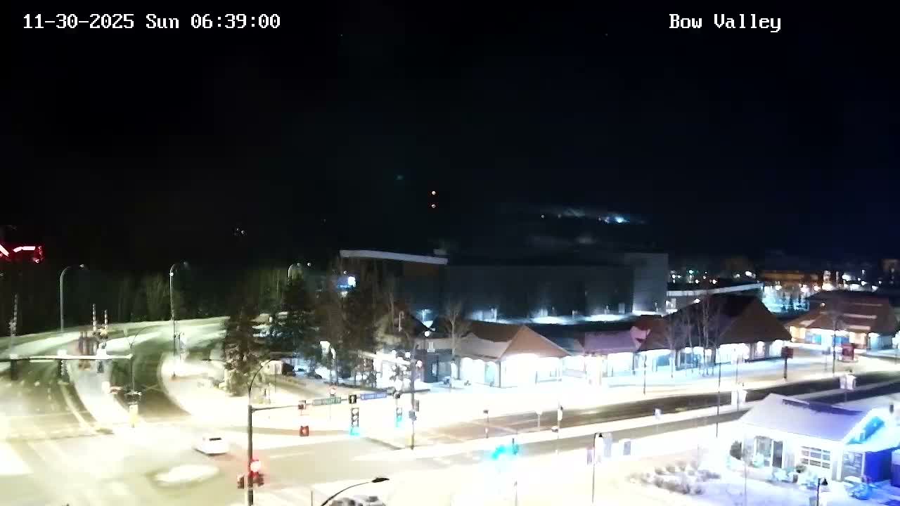 Canmore, Mount Rundle & Bow Valley Junction View Live Cam - Canmore, Alberta's Rockies, Alberta, Canada