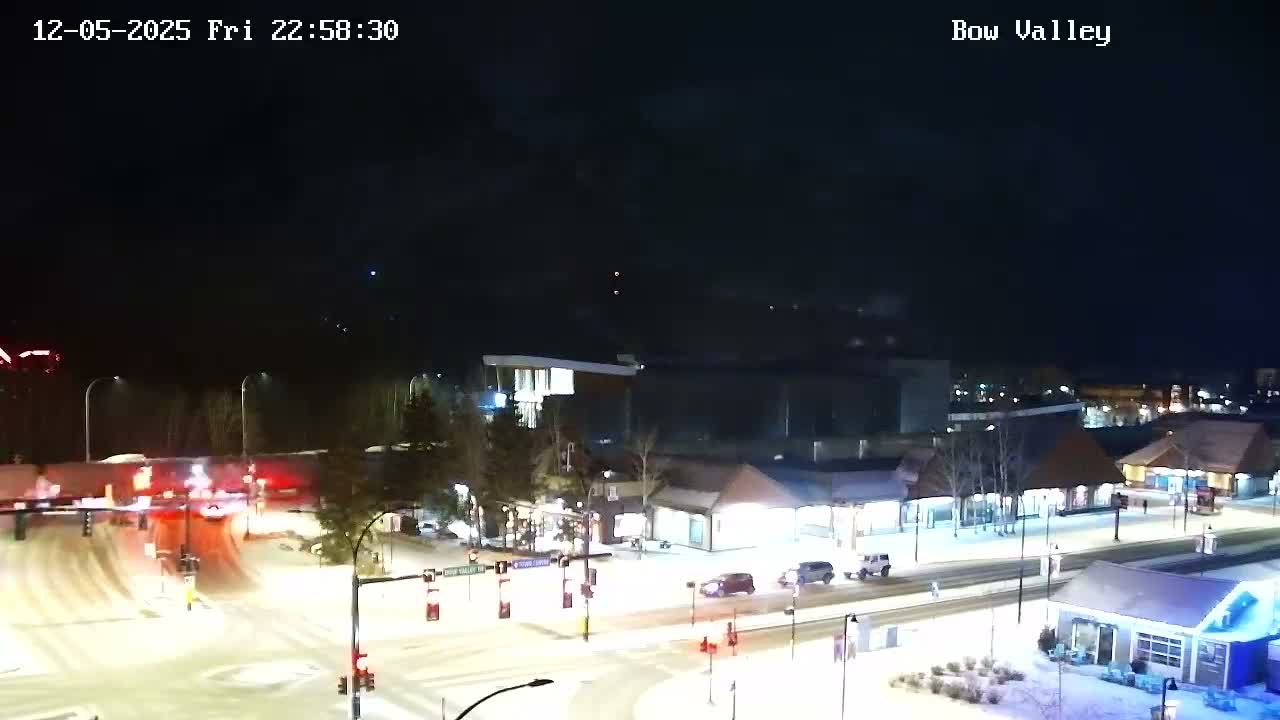 Canmore, Mount Rundle & Bow Valley Junction View Live Cam - Canmore, Alberta's Rockies, Alberta, Canada