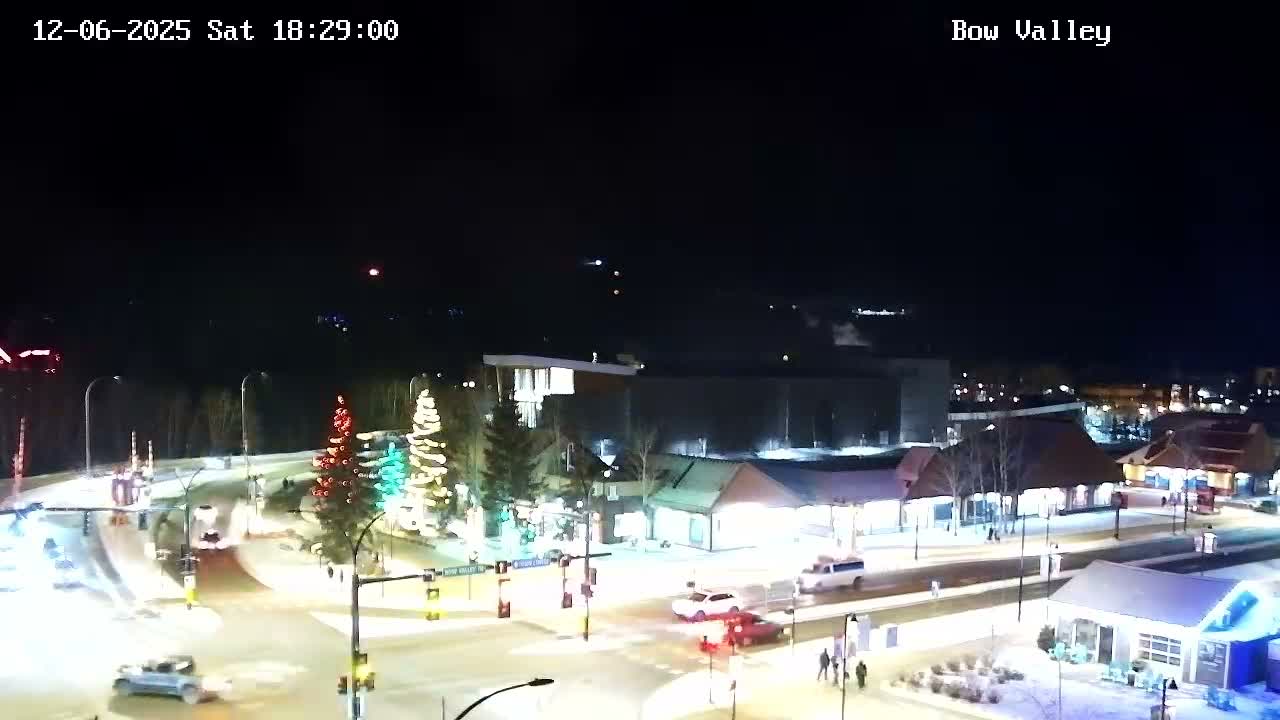 Canmore, Mount Rundle & Bow Valley Junction View Live Cam - Canmore, Alberta's Rockies, Alberta, Canada