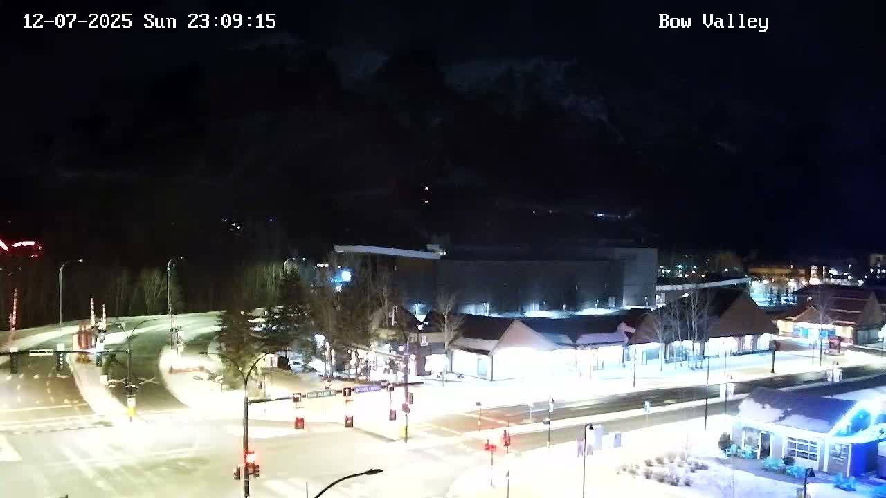 Canmore, Mount Rundle & Bow Valley Junction View Live Cam - Canmore, Alberta's Rockies, Alberta, Canada