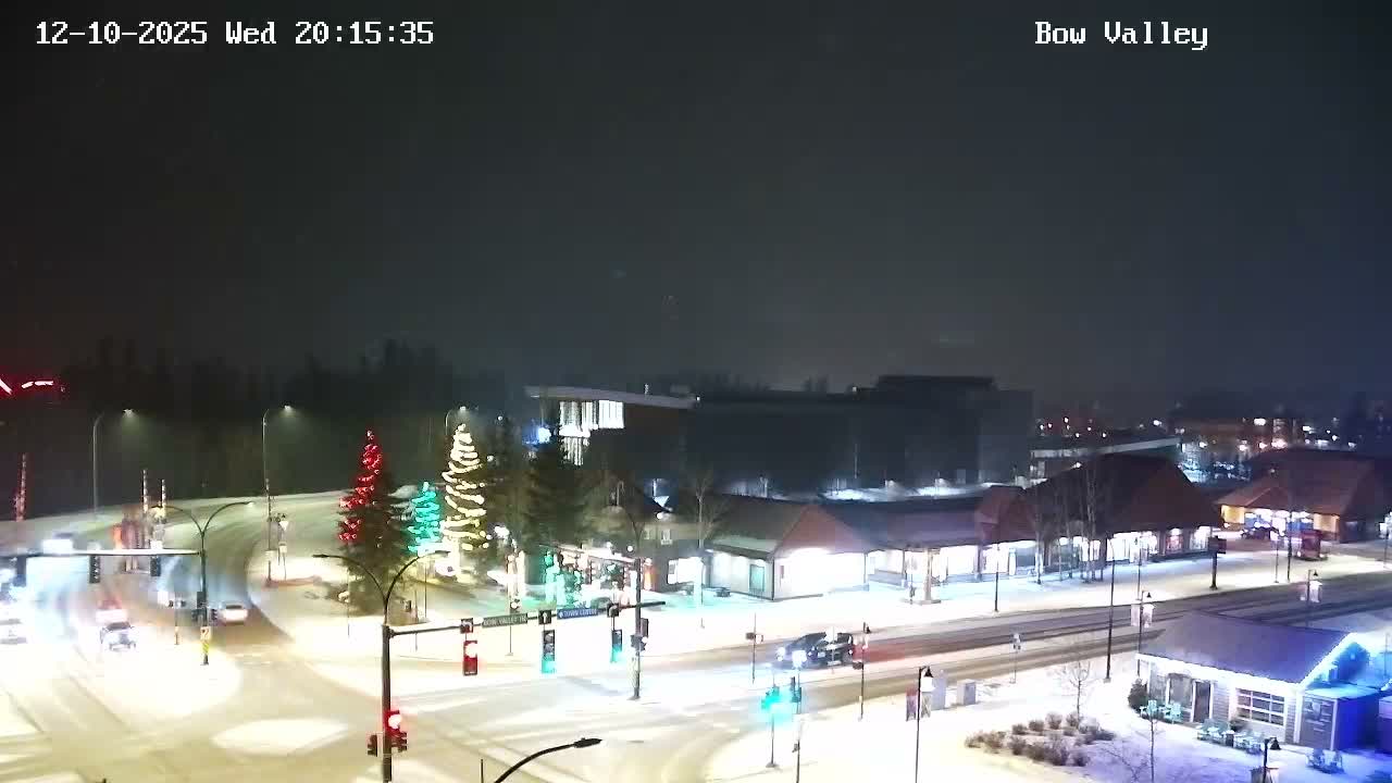Canmore, Mount Rundle & Bow Valley Junction View Live Cam - Canmore, Alberta's Rockies, Alberta, Canada