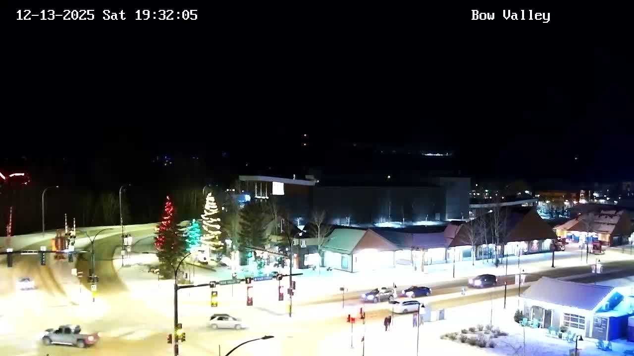 Canmore, Mount Rundle & Bow Valley Junction View Live Cam - Canmore, Alberta's Rockies, Alberta, Canada