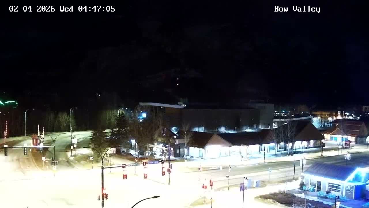 Canmore, Mount Rundle & Bow Valley Junction View Live Cam - Canmore, Alberta's Rockies, Alberta, Canada