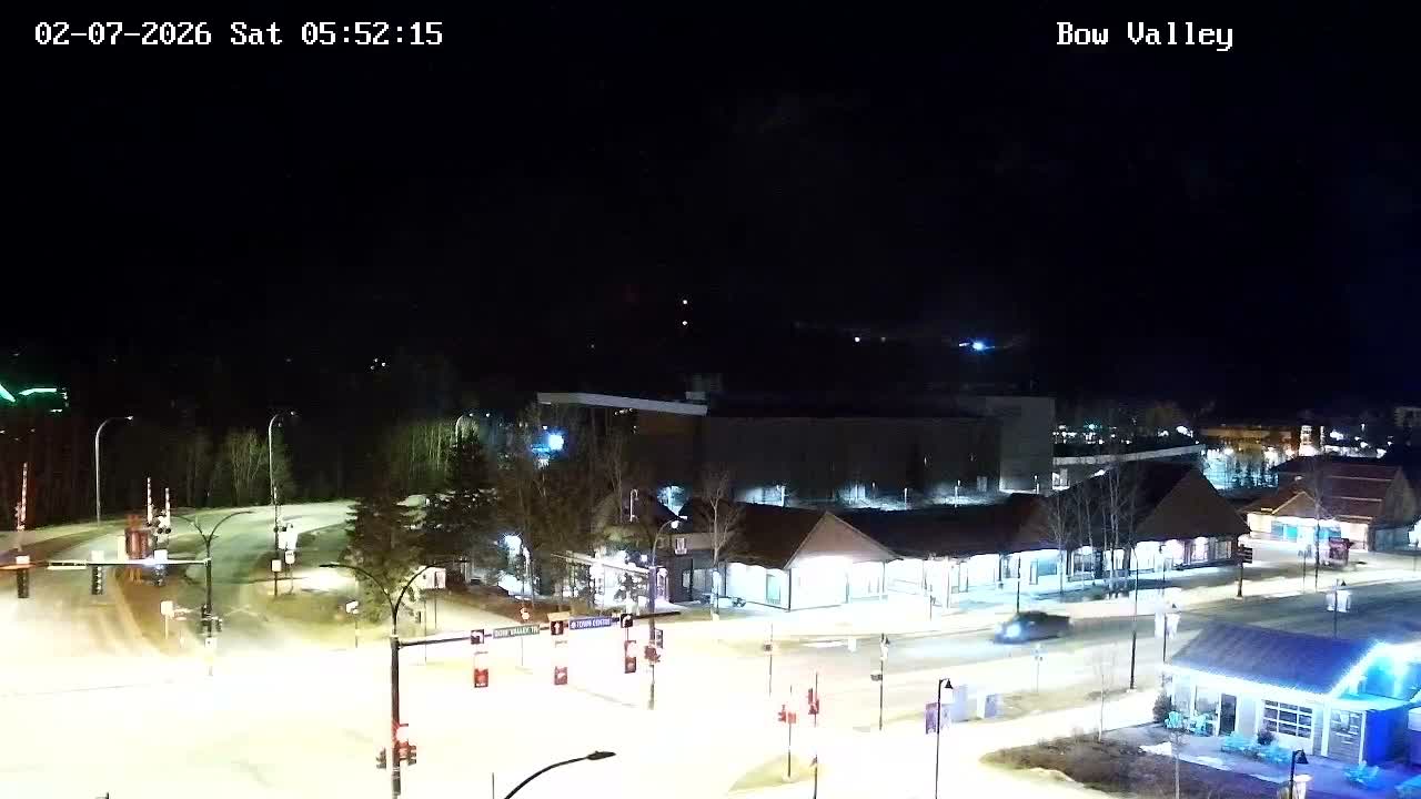 Canmore, Mount Rundle & Bow Valley Junction View Live Cam - Canmore, Alberta's Rockies, Alberta, Canada