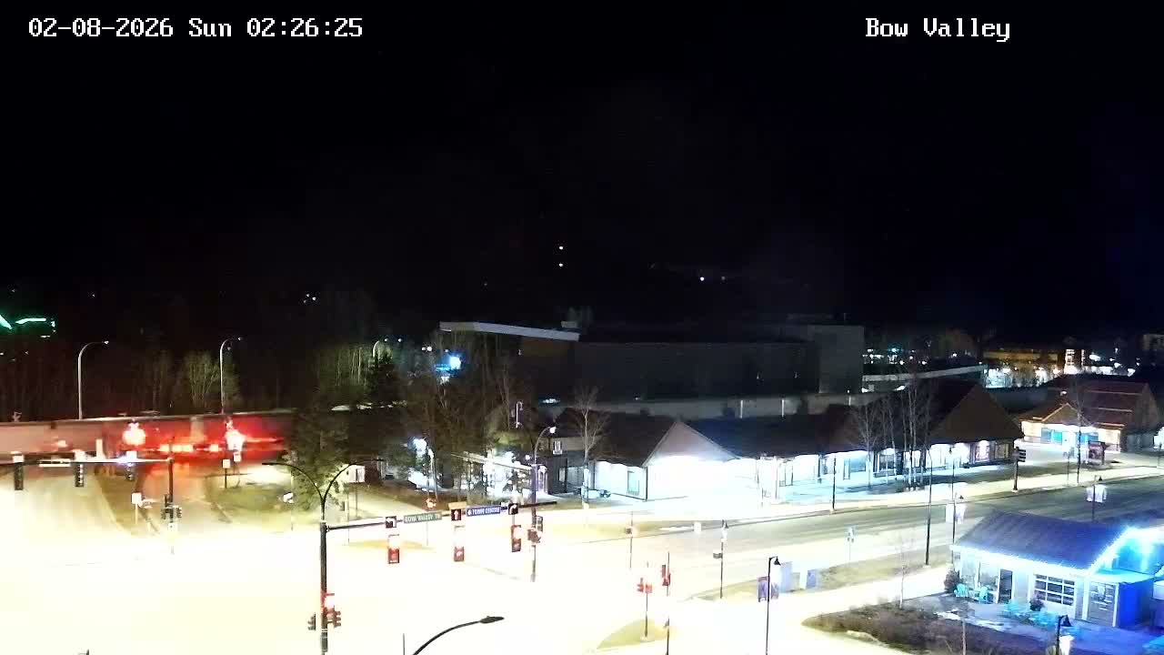 Canmore, Mount Rundle & Bow Valley Junction View Live Cam - Canmore, Alberta's Rockies, Alberta, Canada