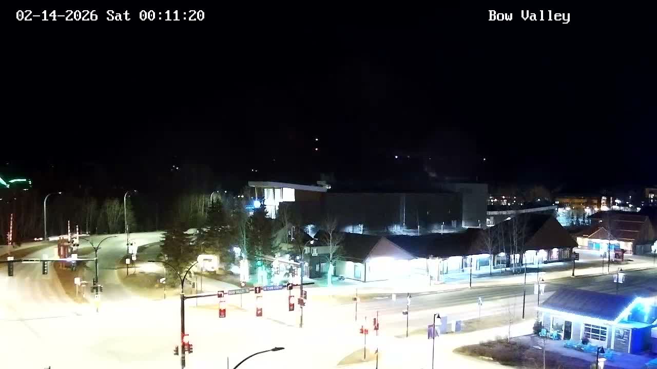 Canmore, Mount Rundle & Bow Valley Junction View Live Cam - Canmore, Alberta's Rockies, Alberta, Canada