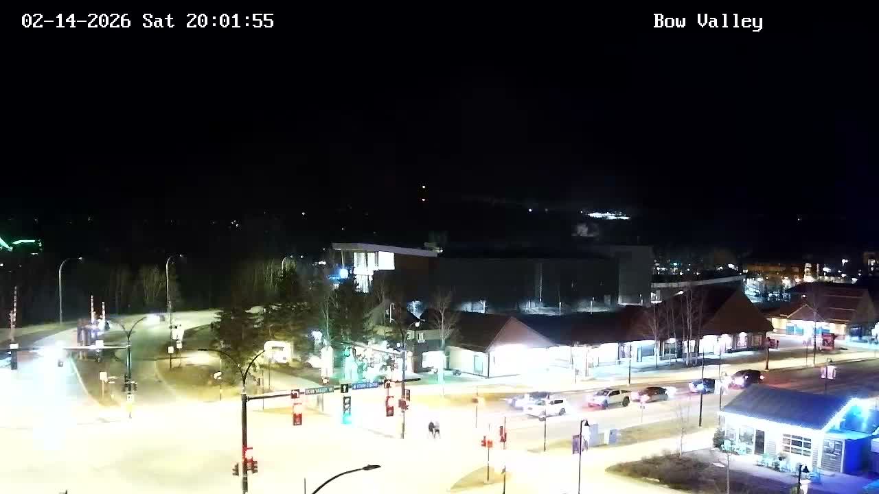 Canmore, Mount Rundle & Bow Valley Junction View Live Cam - Canmore, Alberta's Rockies, Alberta, Canada