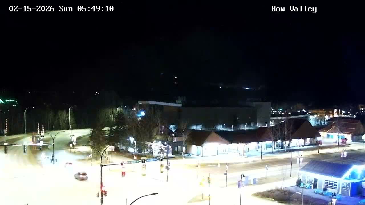 Canmore, Mount Rundle & Bow Valley Junction View Live Cam - Canmore, Alberta's Rockies, Alberta, Canada